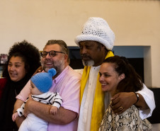 Biblioteca Pública do Paraná inaugura Estante Afro — Maria Águeda com mais de 500 livros. Foto: Kraw Penas/SEEC 