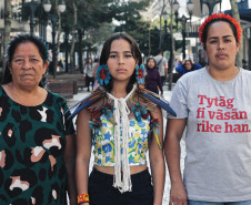 Frame do documentário Mulheres Araucárias