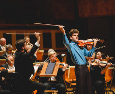 Orquestra Sinfônica do Paraná recebe violinista prodígio Guido Sant’Anna