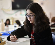 Centro Juvenil de Artes Plásticas(CJAP). Curitiba, 27 de agosto de 2019.