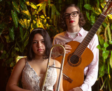 Museu da Imagem e do Som (MIS-PR) -   Rosa Duo – Nesta quarta (24), às 18h, a dupla Rosa Duo, formada por Emilyn Shayane no trombone e Günther Pedroso no violão 7 cordas - O evento faz parte do projeto musical Tons Vizinhos, que leva música ao museu toda quarta-feira