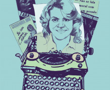 Na foto, Cândido, Ilustração por Aline Paes