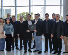 Apresentação da Fábrica de Ideais pelo governador do Paraná, Carlos Massa Ratinho Jr., e a empresa Audi.