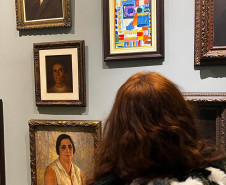 Museu Casa Alfredo Andersen (MCAA) - Diálogo de gerações – Jefferson Svoboda, atual residente no Museu Casa Alfredo Andersen, apresenta sua obra contemporânea ao lado dos trabalhos do mestre da pintura paranaense