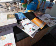 Praia e leitura: Biblioteca Pública promove doações e empréstimos no Verão Maior