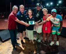 Pelo segundo ano consecutivo, Verão Maior Paraná ganha reconhecimento do ECAD por respeitar direitos autorais de artistas Foto: Kraw Penas/SEEC-PR