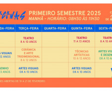 Inscrições para oficinas do Centro Juvenil de Artes Plásticas abrem na segunda-feira