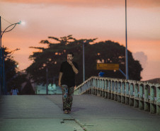 Um dos idealizadores da pintura da Ponte dos Valadares é o artista Gio Negromonte: arte terá temática comum aos parnanguaras, inspirada na natureza local.