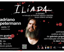 Miniauditório do Guaíra recebe espetáculo gratuito inspirado na "Ilíada" de Homero