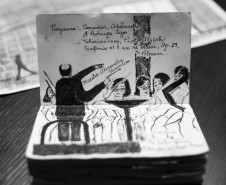 Doralice Araújo acompanha os concertos da Orquestra Sinfônica do Paraná há mais de 30 anos; na última década, passou a transformar essa paixão em arte.