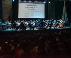Projeto que leva Orquestra Sinfônica do Paraná para fora do Guaíra forma novas plateias