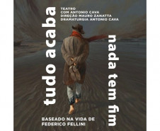 Miniauditório do Guaíra recebe peça que tem entrevista imaginária com Fellini