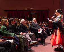 Piana participa da abertura do 63º Festival Folclórico de Etnias, que reúne 2 mil artistas