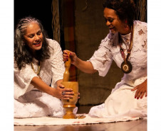 Teatro Zé Maria recebe temporada curta da peça "Enquanto contava, Chico Rei"