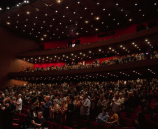 Concerto da Orquestra Sinfônica do Paraná (OSP) em homenagem ao compositor Sergei Prokofiev. Sob a regência do maestro convidado Christian Vásquez, e com participação do solista Guido Sant’Anna, o programa reuniu duas das mais importantes obras do século 20: o Concerto nº 2 para Violino e a Sinfonia nº 5 em Si bemol maior