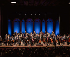 Concerto da Orquestra Sinfônica do Paraná (OSP) em homenagem ao compositor Sergei Prokofiev. Sob a regência do maestro convidado Christian Vásquez, e com participação do solista Guido Sant’Anna, o programa reuniu duas das mais importantes obras do século 20: o Concerto nº 2 para Violino e a Sinfonia nº 5 em Si bemol maior