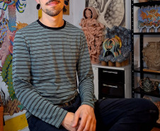 Museu Casa Alfredo Andersen (MCAA) - Bate-papo com artista – Na próxima terça-feira (26), às 10h, o escultor Toni Graton estará presente no MCAA para um bate-papo sobre a trajetória do artista.