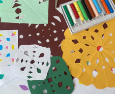 Museu Oscar Niemeyer (MON) - Oficina | Mandalas de Papel – Na próxima quarta-feira (17), às 10h30 e às 14h30 (com Libras), acontece a oficina de Mandalas de Papel. Tendo como inspiração as mandalas presentes na coleção asiática do MON, o público poderá produzir mandalas por meiodo recorte de papel