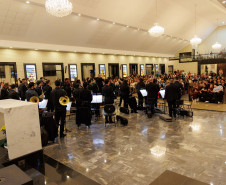 Teatro Municipal José Carlos Zanlorenzi – Campina Grande do Sul - Guaíra para Todos — A Orquestra Sinfônica do Paraná (OSP), em mais uma edição do projeto “Guaíra para Todos”, leva sua música para além dos palcos do Teatro Guaíra: desta vez, os concertos acontecem em Campina Grande do Sul, na Região Metropolitana de Curitiba, nos dias 24 de setembro, às 10h, e 25 de setembro, às 20h, no Teatro Municipal José Carlos Zanlorenzi, com entrada gratuita.
