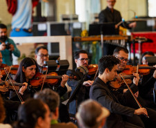 Orquestra Sinfônica do Paraná encanta público em primeira apresentação em Colombo
