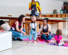 MON realiza oficina sensorial para bebês de 2 a 3 anos