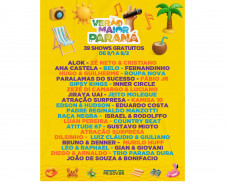 Verão Maior Paraná: confira as atrações dos shows de 2026