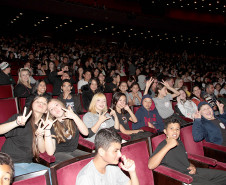 Entrega da reforma do telhado do Teatro Guaíra / parceria da AUDI - Apresentação de Ballet para 600 crianças de escolas públicas.