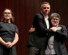 Entrega da reforma do telhado do Teatro Guaíra / parceria da AUDI - Apresentação de Ballet para 600 crianças de escolas públicas.