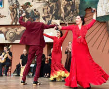 Centro Cultural Teatro Guaíra  -  Auditório Salvador de Ferrante (Guairinha) -  El Árbol – Na quarta-feira, 5 de novembro, às 20h, o Auditório Salvador Ferrante (Guairinha) recebe o espetáculo de dança e música “El Árbol”, apresentado pelo Estúdio Aire Flamenco.