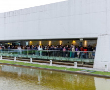 Centro Cultural Teatro Guaíra - MON – Museus Oscar Niemeyer - Concerto | 5ª série OSP no Museu Oscar Niemeyer: "MOSTLY MOZART" – Em 2025, a Orquestra Sinfônica do Paraná celebra quatro décadas de história com uma série de apresentações especiais ao longo do ano, incluindo a série "OSP no Museu Niemeyer", dedicada ao compositor austríaco Wolfgang Amadeus Mozart.