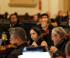 Orquestra Sinfônica do Paraná lota santuário na Lapa e segue para concerto em Campo Largo