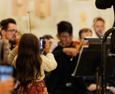 Orquestra Sinfônica do Paraná lota santuário na Lapa e segue para concerto em Campo Largo