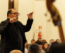 Orquestra Sinfônica do Paraná lota santuário na Lapa e segue para concerto em Campo Largo