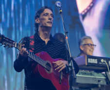 O grupo Gipsy Kings durante a apresentacao do seu show dentro da programacao do Verao Maior Parana, em Matinhos - 16/02/2026