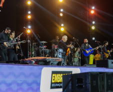 O grupo Gipsy Kings durante a apresentacao do seu show dentro da programacao do Verao Maior Parana, em Matinhos - 16/02/2026