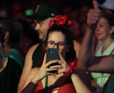 O grupo Gipsy Kings durante a apresentacao do seu show dentro da programacao do Verao Maior Parana, em Matinhos - 16/02/2026