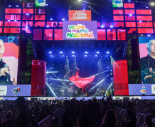 O grupo Gipsy Kings durante a apresentacao do seu show dentro da programacao do Verao Maior Parana, em Matinhos - 16/02/2026