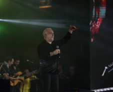 O grupo Gipsy Kings durante a apresentacao do seu show dentro da programacao do Verao Maior Parana, em Matinhos - 16/02/2026