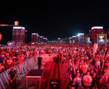 O grupo Gipsy Kings durante a apresentacao do seu show dentro da programacao do Verao Maior Parana, em Matinhos - 16/02/2026