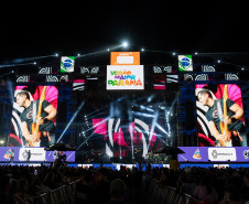 Bruno & Denner e Israel & Rodolffo fazem balada sertaneja para 32 mil pessoas em Pontal do Paraná