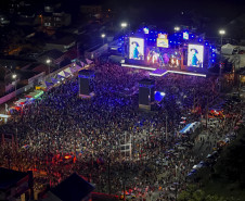Pontal do Paraná, 09 de janeiro de 2026 - Público na Arena Marisol durante o Verão Maior Paraná.