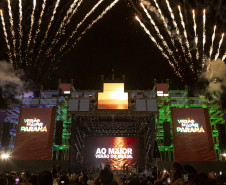 Pontal do Paraná, 09 de janeiro de 2026 - Show de Luan Pereira dentro das atrações do Verão Maior Paraná.