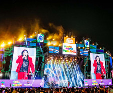 Roberta Miranda e Raça Negra transformam Pontal do Paraná em palco de grandes emoções