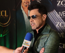 A dupla Zezé Di Camargo e Luciano durante a apresentação do seu show dentro da programação do Verão Maior Paraná, em Matinhos - 07/02/2026