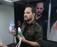 A dupla Zezé Di Camargo e Luciano durante a apresentação do seu show dentro da programação do Verão Maior Paraná, em Matinhos - 07/02/2026