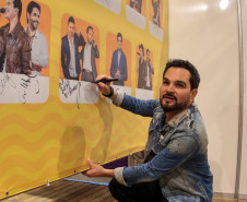 A dupla Zezé Di Camargo e Luciano durante a apresentação do seu show dentro da programação do Verão Maior Paraná, em Matinhos - 07/02/2026