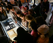 Patrimônio, memória e descoberta: 200 alunos visitam o Museu Satélite MUPA Pato Branco