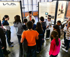 Patrimônio, memória e descoberta: 200 alunos visitam o Museu Satélite MUPA Pato Branco