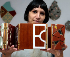 Nova residente artística investiga a história e arquitetura do Museu Alfredo Andersen