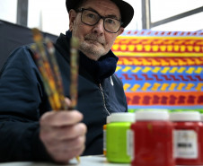 Rogério Dias é o novo residente artístico do Museu Casa Alfredo Andersen
